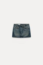 DENIM TRF MINI SKIRT