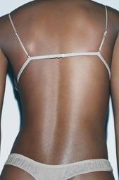 SILK TRIANGLE BRALETTE