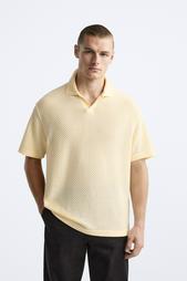 TEXTURED POLO SHIRT