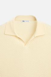 TEXTURED POLO SHIRT