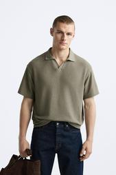 TEXTURED POLO SHIRT