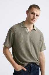 TEXTURED POLO SHIRT