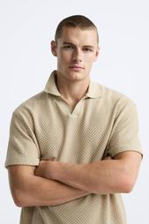 TEXTURED POLO SHIRT