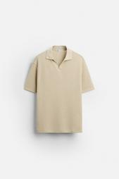 TEXTURED POLO SHIRT