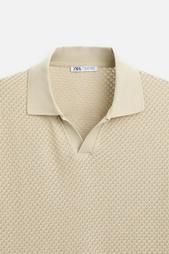 TEXTURED POLO SHIRT