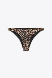 ANIMAL PRINT BIKINI BOTTOM