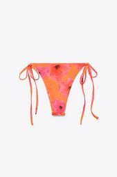 PRINTED TIE BIKINI BOTTOMS