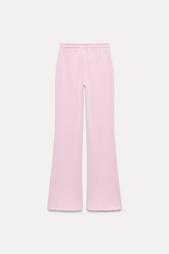 FLARE PLUSH TROUSERS