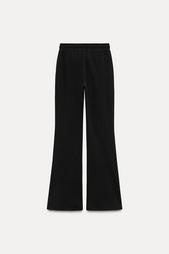 FLARE PLUSH TROUSERS