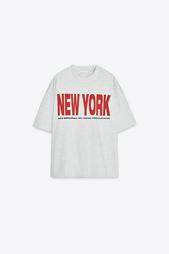 T-SHIRT WITH SLOGAN