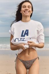 T-SHIRT WITH SLOGAN
