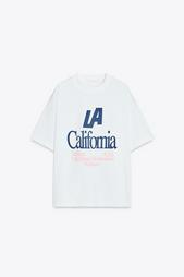 T-SHIRT WITH SLOGAN