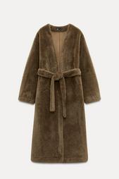 ZW COLLECTION LONG FAUX FUR COAT