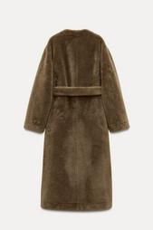 ZW COLLECTION LONG FAUX FUR COAT