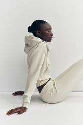 CROPPED INTERLOCK SWEATSHIRT