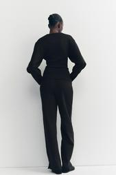 INTERLOCK KNIT TROUSERS WITH VENTS