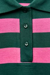 STRIPED HEAVY COTTON POLO SHIRT