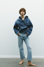 TRF CROPPED FLARE HIGH-WAIST JEANS