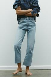 TRF CROPPED FLARE HIGH-WAIST JEANS