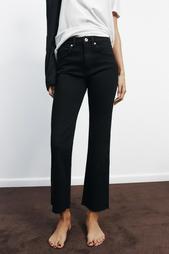 TRF CROPPED FLARE HIGH-WAIST JEANS