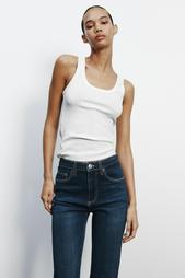 TRF CROPPED FLARE HIGH-WAIST JEANS