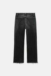 TRF CROPPED FLARE HIGH-WAIST JEANS