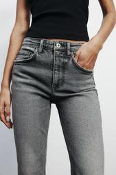 TRF CROPPED FLARE HIGH-WAIST JEANS