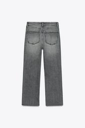 TRF CROPPED FLARE HIGH-WAIST JEANS