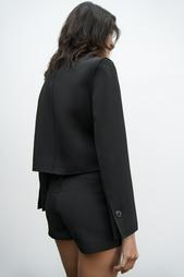 ZW COLLECTION CROPPED BUTTONED JACKET