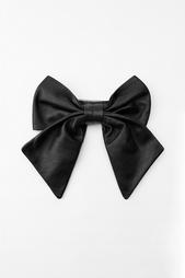 LEATHER BOW SHEEPSKIN CLIP