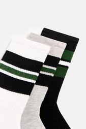 PACK OF 3 STRIPED SOCKS