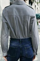 ZW COLLECTION GINGHAM SHIRT