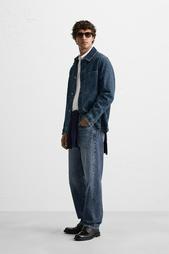 DENIM OVERSHIRT WITH POCKETS