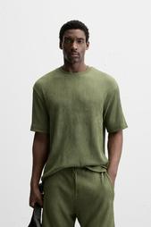 TEXTURED JACQUARD T-SHIRT