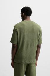 TEXTURED JACQUARD T-SHIRT