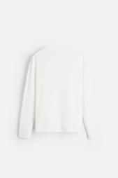 T-SHIRT IN CHECK TEXTURE