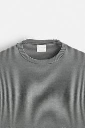 STRIPED JACQUARD T-SHIRT