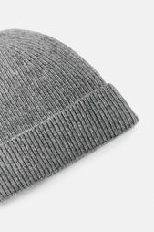 KNITTED BEANIE WITH WOOL