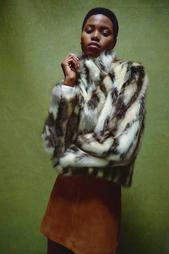 ZW COLLECTION FAUX FUR COAT