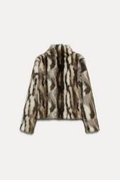 ZW COLLECTION FAUX FUR COAT