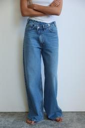 HIGH-WAIST WIDE-LEG TRF JEANS