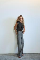 HIGH-WAIST WIDE-LEG TRF JEANS