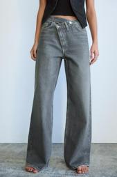 HIGH-WAIST WIDE-LEG TRF JEANS