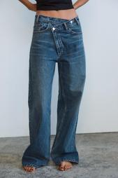 HIGH-WAIST WIDE-LEG TRF JEANS