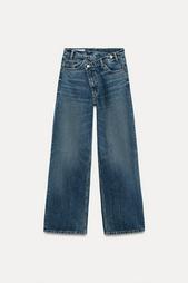 HIGH-WAIST WIDE-LEG TRF JEANS