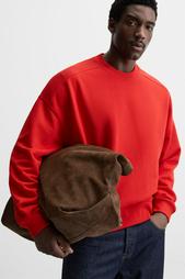 BOXY FIT CREW NECK SWEATSHIRT