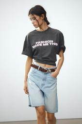 FADED-EFFECT T-SHIRT
