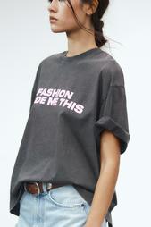 FADED-EFFECT T-SHIRT