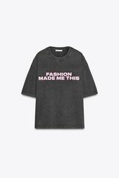 FADED-EFFECT T-SHIRT