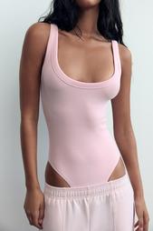 RIBBED BODYSUIT